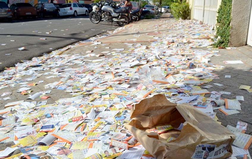 O objetivo é conscientizar de que cada indivíduo é responsável por manter a cidade limpa e bem cuidada
